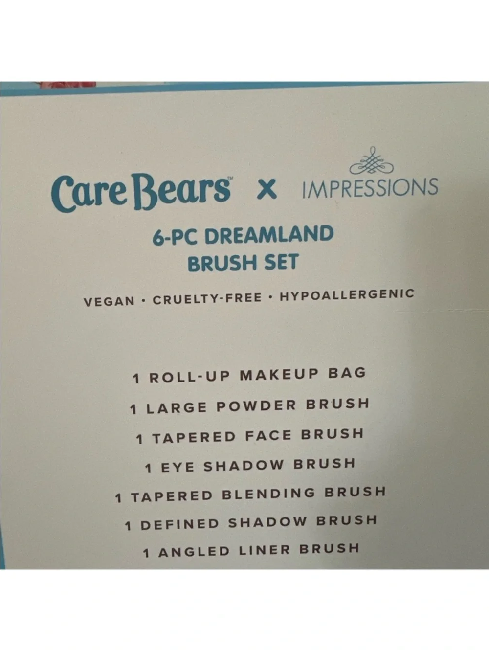🆕Care Bears 6-Piece Dreamland Brush Set